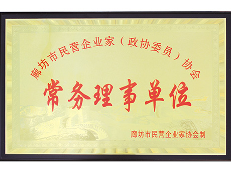 廊坊市民營(yíng)企業(yè)家協(xié)會(huì)常務(wù)理事單位