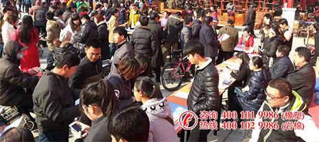 華能中天出席河北大城紅木市場春季人才招聘會