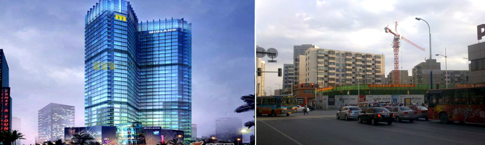 沈陽建業(yè)大廈幕墻工程采用華能中天幕墻防火保溫巖棉板