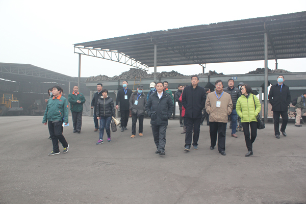 參觀華能中天集團生產(chǎn)