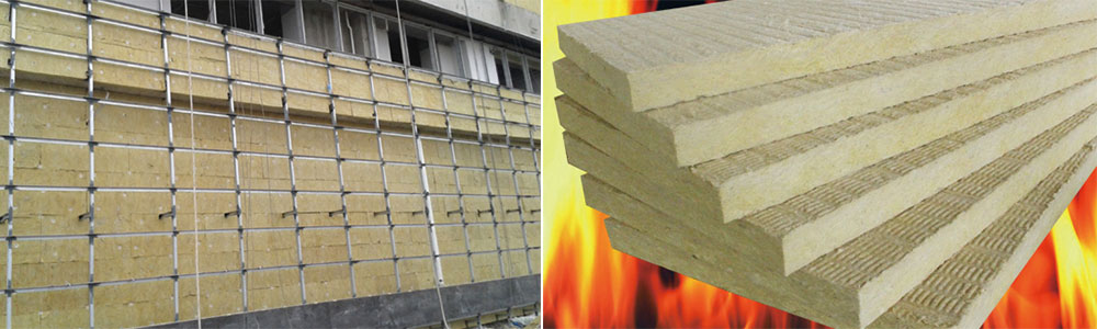 華能中天干掛幕墻巖棉板