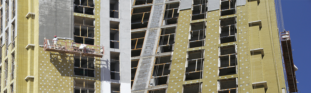 華能中天外墻巖棉板